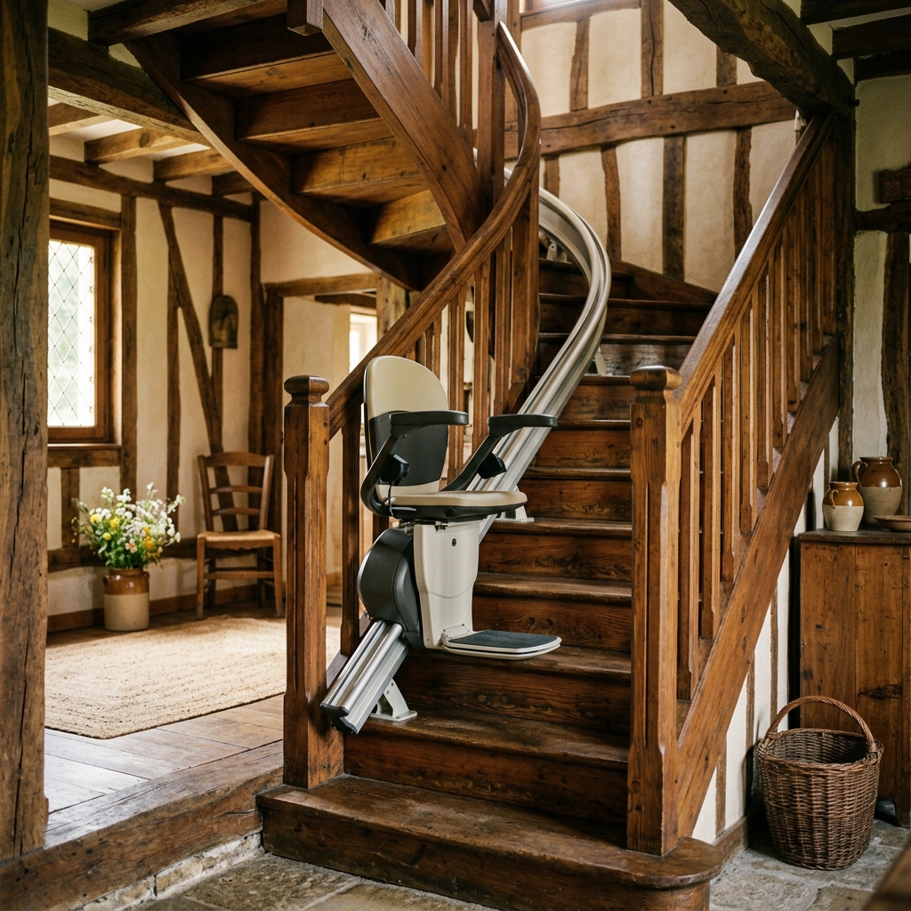 Monte-Escalier et Maison Landaise (Airial) : Adapter sur le Pin Maritime